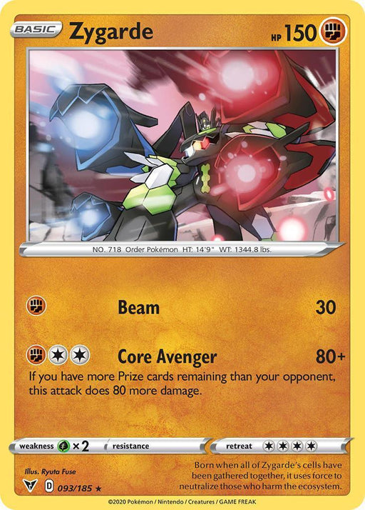 Zygarde (093/185) [Sword & Shield: Vivid Voltage] - for just $0.15! 