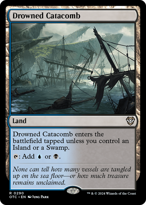 Drowned Catacomb (OTC-290) - Outlaws of Thunder Junction Commander - for just $1.11! 