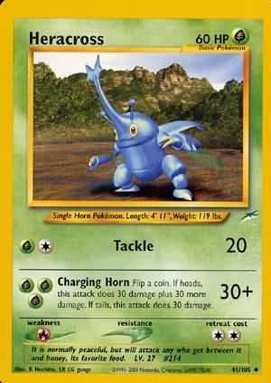 Heracross (41/105) [Neo Destiny Unlimited] - for just $2.25! 