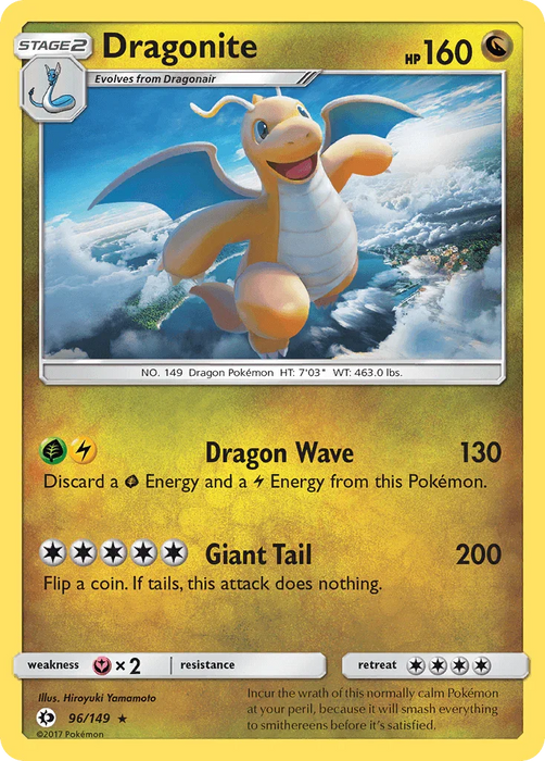 Dragonite (96/149) [Sun & Moon: Base Set] - for just $0.90! 