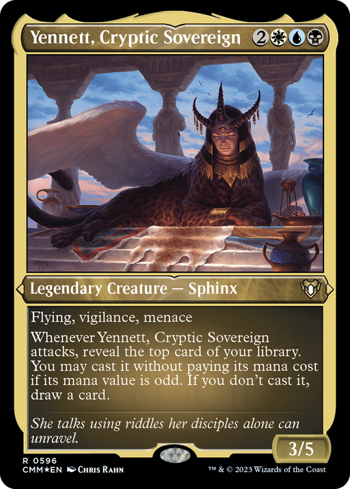 Yennett, Cryptic Sovereign (Foil Etched) [Commander Masters] - Just $1.40! Shop now at Retro Gaming of Denver