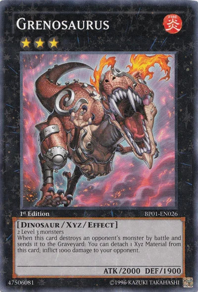 Grenosaurus [BP01-EN026] Starfoil Rare - for just $0.10! 