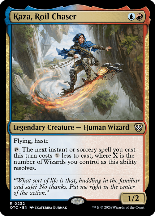 Kaza, Roil Chaser (OTC-232) - Outlaws of Thunder Junction Commander - for just $0.07! 