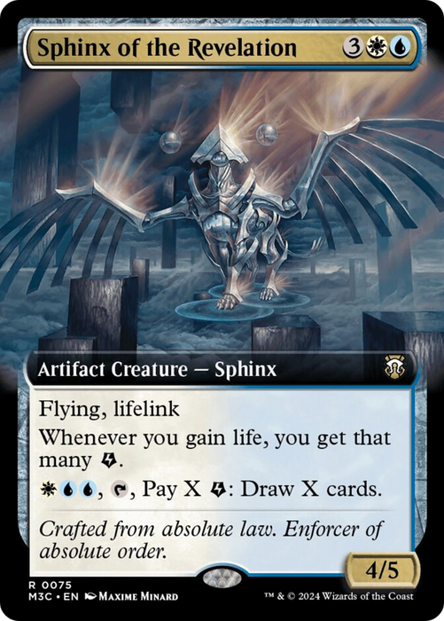 Sphinx of the Revelation (Extended Art) (Ripple Foil) [Modern Horizons 3 Commander] - Just $2.05! Shop now at Retro Gaming of Denver