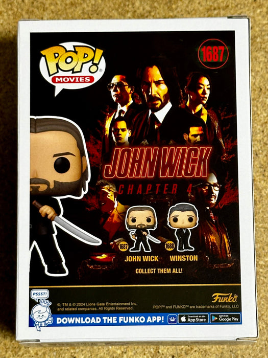 Funko Pop! Movies John Wick With Sword & Nunchucks #1687 Chapter 4 2024 - for just $13! 
