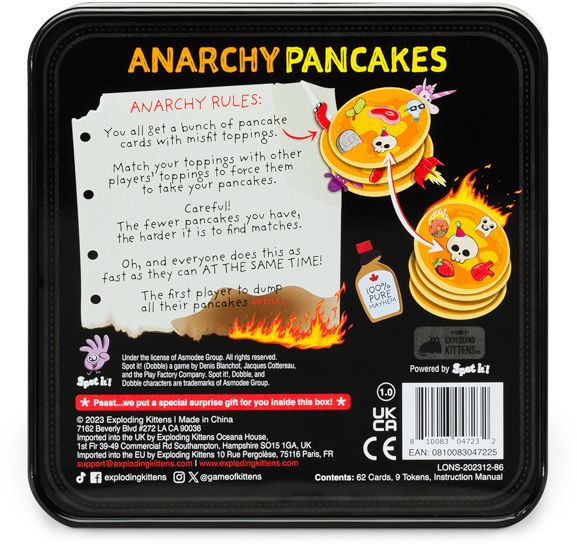 Anarchy Pancakes (Collectible Tin) - for just $14.99! 
