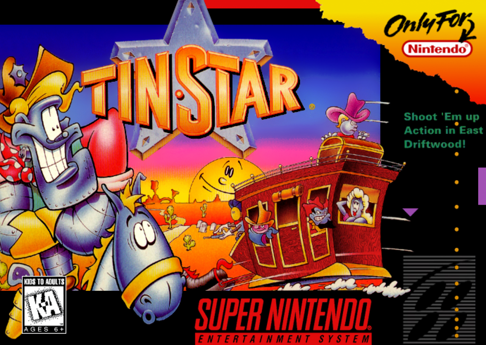 Tin Star – Super Nintendo Entertainment System (SNES) - for just $16.99! 