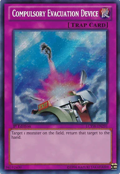 Compulsory Evacuation Device [LCYW-EN291] Secret Rare - for just $0.55! 