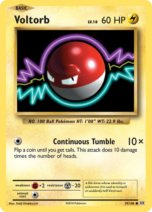 Voltorb (39/108) [XY: Evolutions] - for just $0.10! 