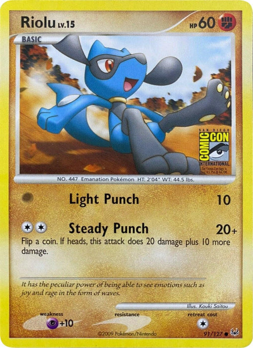 Riolu (91/127) (SDCC 2009) [Platinum: Base Set] - for just $14! 