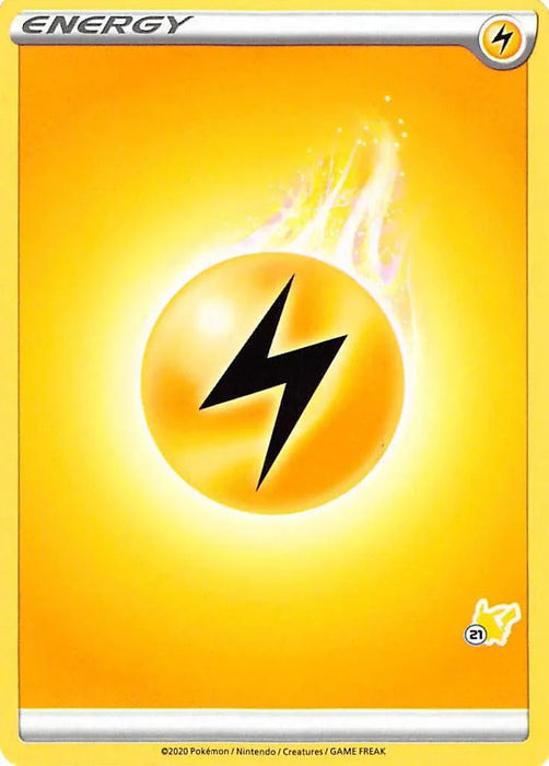 Lightning Energy (Pikachu Stamp #21) [Battle Academy 2022] - for just $0.10! 