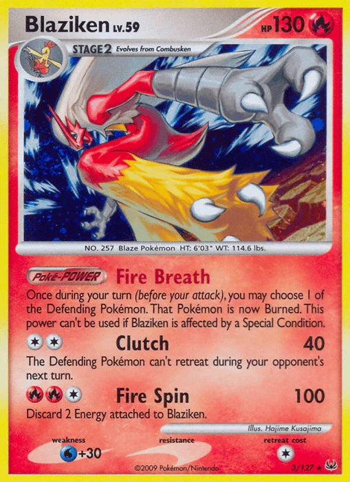Blaziken (3/127) [Platinum: Base Set] - for just $8.05! 