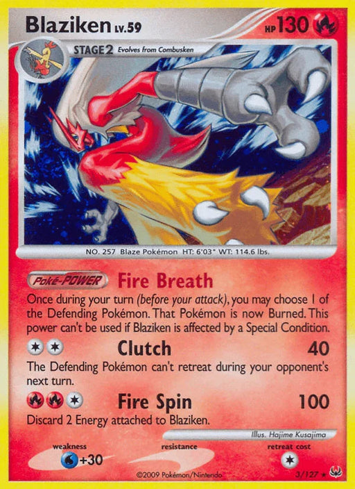 Blaziken (3/127) [Platinum: Base Set] - for just $8.05! 
