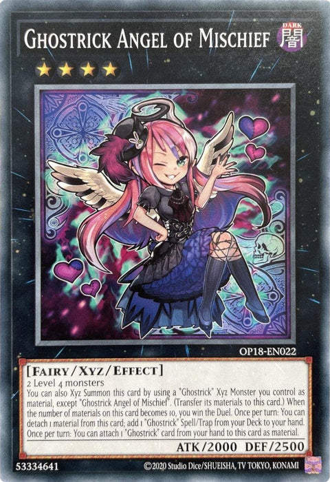 Ghostrick Angel of Mischief [OP18-EN022] Common - for just $0.10! 