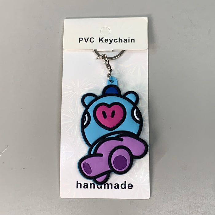 BTS 3-PACK! Kpop Korean Little Figure Tag Keychains of Characters Mang, Shooky & Chimmy (New) - for just $4! 