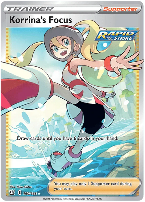Korrina's Focus (160/163) [Sword & Shield: Battle Styles] - for just $1.90! 
