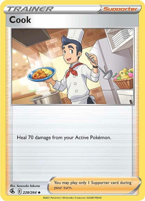 Cook (228/264) [Sword & Shield: Fusion Strike] - for just $0.10! 