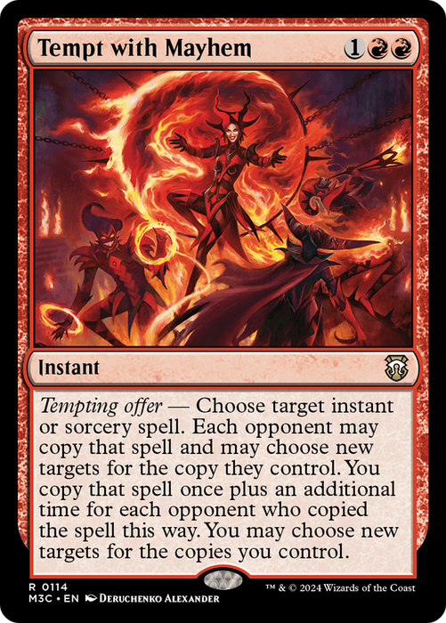 Tempt with Mayhem (M3C-114) - Modern Horizons 3 Commander - for just $0.09! 