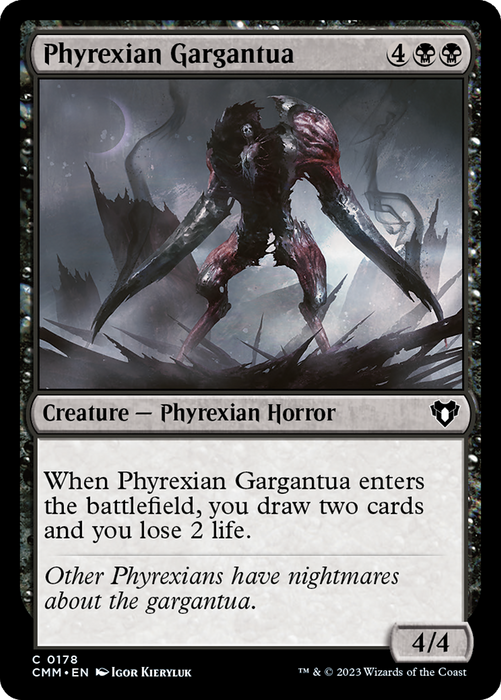 Phyrexian Gargantua (CMM-178) - Commander Masters - for just $0.01! 