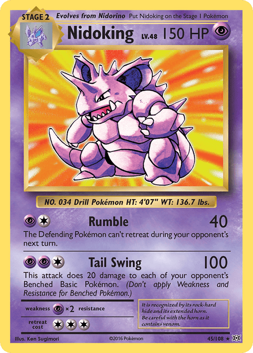 Nidoking (45/108) [XY: Evolutions] - for just $1.20! 
