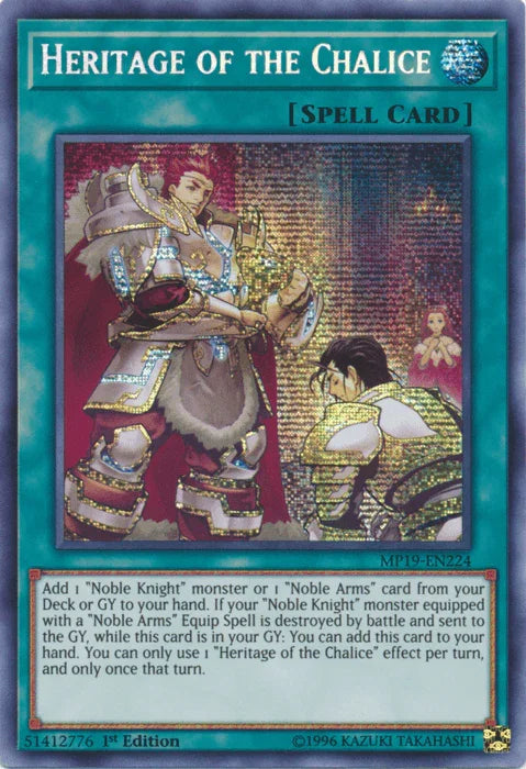 Heritage of the Chalice [MP19-EN224] Prismatic Secret Rare - for just $2! 