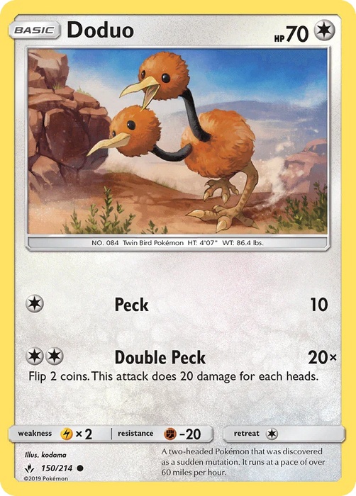 Doduo (150/214) [Sun & Moon: Unbroken Bonds] - for just $0.10! 
