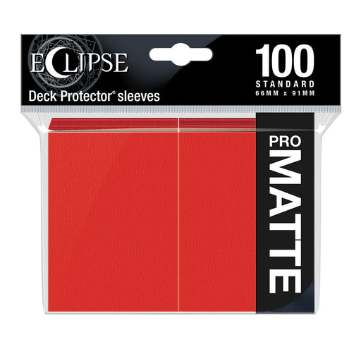 Ultra PRO: Standard 100ct PRO-Matte Sleeves - Eclipse (Apple Red) - Just $0! Shop now at Retro Gaming of Denver