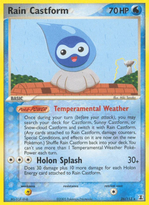 Rain Castform (26/113) [EX: Delta Species] - for just $1.95! 