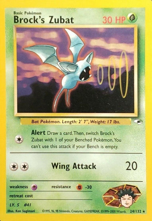 Brock's Zubat (24/132) [Gym Heroes Unlimited] - for just $4.65! 