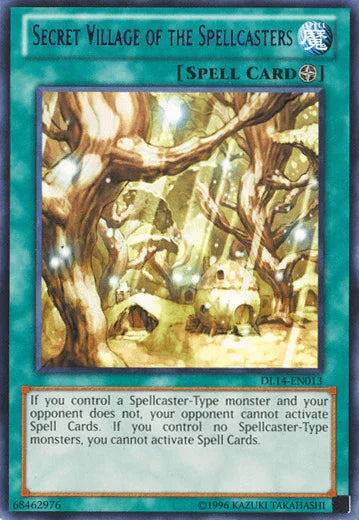 Secret Village of the Spellcasters (Purple) [DL14-EN013] Rare - for just $8! 