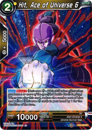 Hit, Ace of Universe 6 (XD1-05) [Assault of the Saiyans] - for just $0.10! 