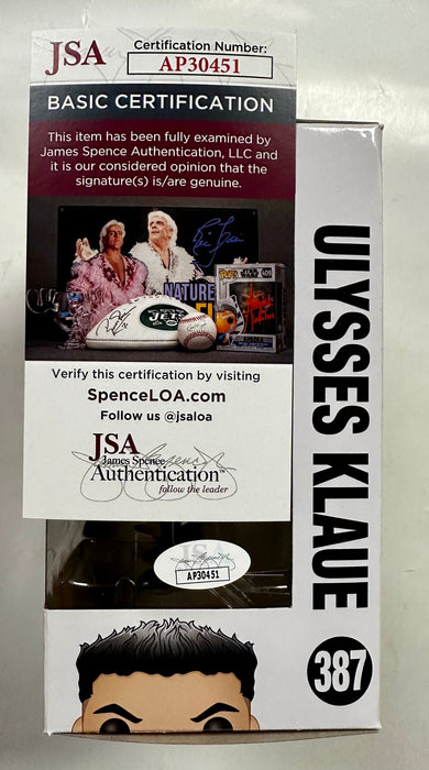 Andy Serkis Signed Marvel Ulysses Klaue 2018 Vaulted Funko Pop! #387 JSA COA - for just $90! 