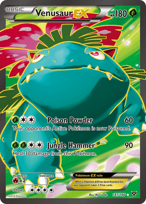 Venusaur EX (141/146) [XY: Base Set] - for just $38.25! 