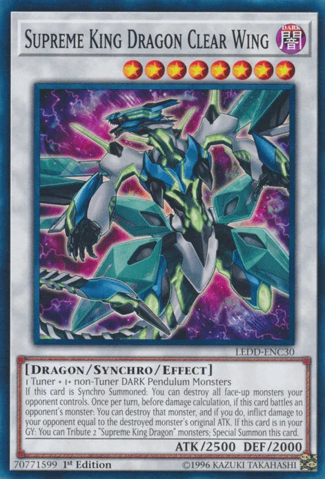 Supreme King Dragon Clear Wing [LEDD-ENC30] Common - for just $0.15! 