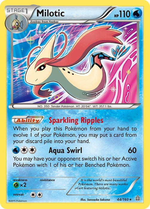 Milotic (44/160) (Theme Deck Exclusive) [XY: Primal Clash] - for just $0.25! 