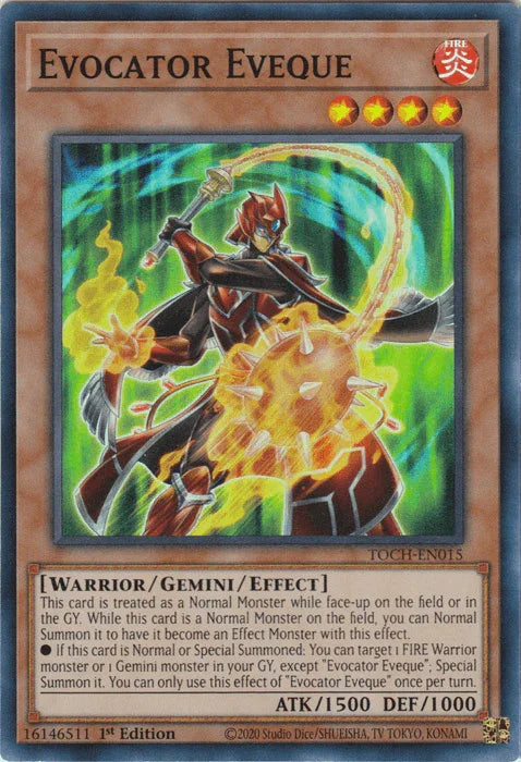 Evocator Eveque [TOCH-EN015] Super Rare - for just $0.10! 