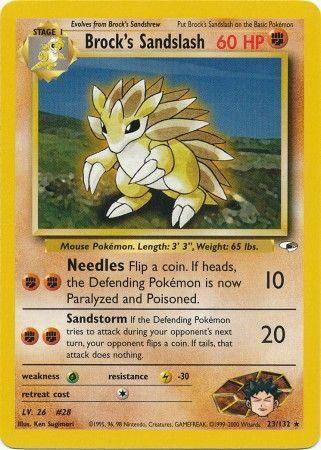 Brock's Sandslash (23/132) [Gym Heroes Unlimited] - for just $5.35! 