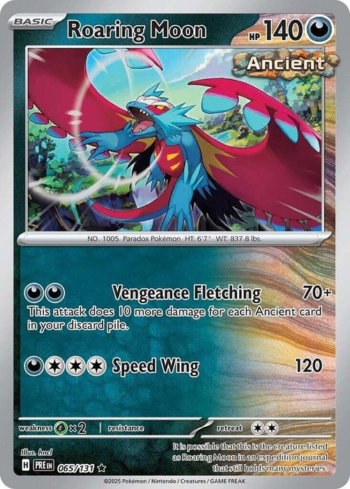 Roaring Moon (065/131) [Scarlet & Violet: Prismatic Evolutions] - for just $0.10! 