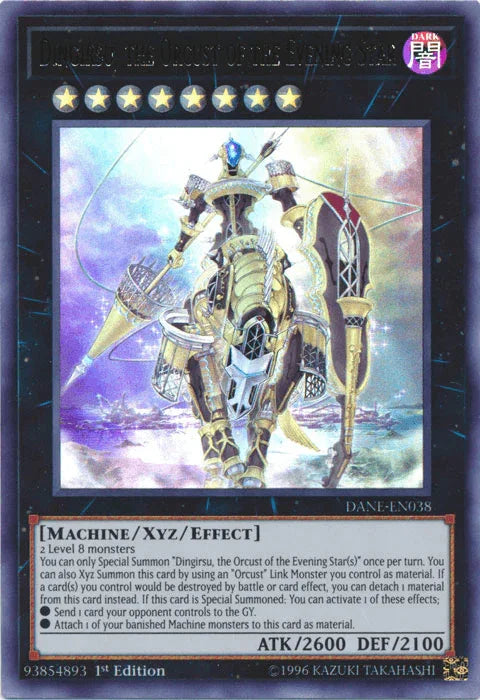 Dingirsu, the Orcust of the Evening Star [DANE-EN038] Ultra Rare - for just $0.30! 