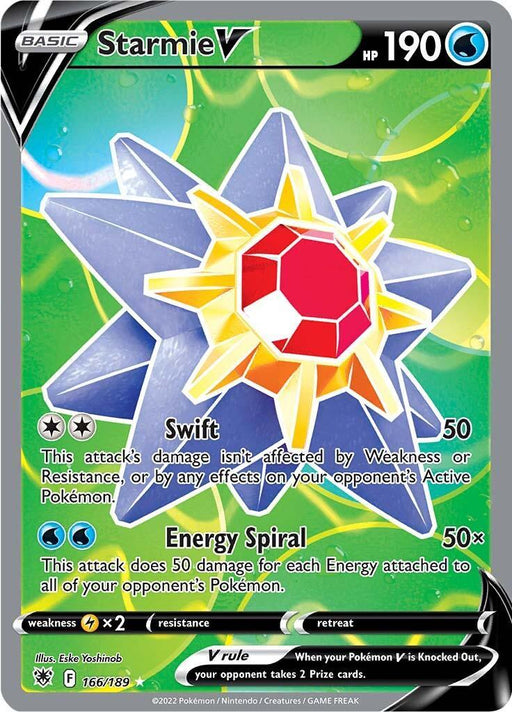 Starmie V (166/189) [Sword & Shield: Astral Radiance] - for just $1.60! 