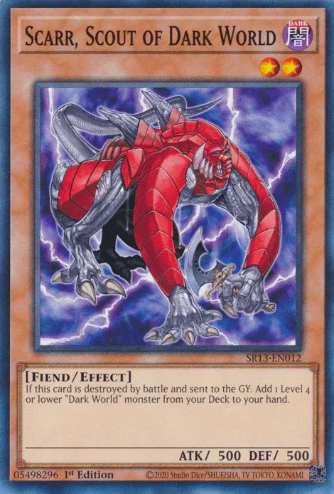 Scarr, Scout of Dark World [SR13-EN012] Common - for just $0.10! 