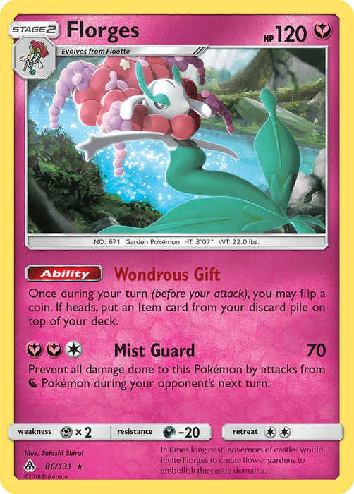 Florges (86/131) [Sun & Moon: Forbidden Light] - for just $0.30! 
