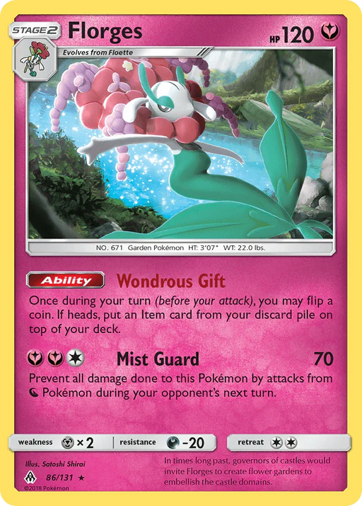 Florges (86/131) [Sun & Moon: Forbidden Light] - for just $0.40! 