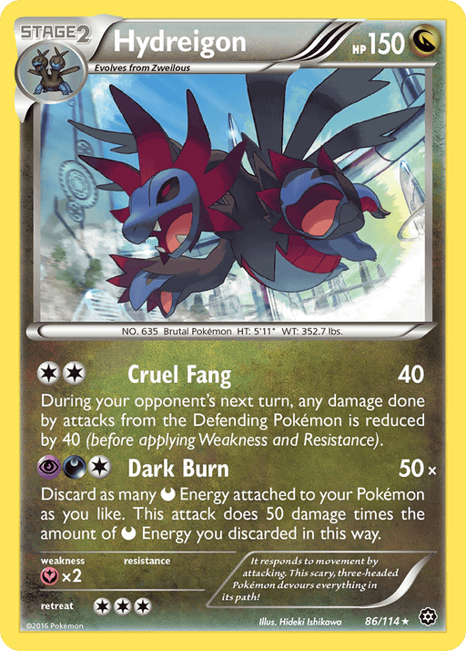 Hydreigon (86/114) [XY: Steam Siege] - for just $0.20! 