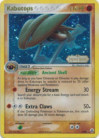 Kabutops (7/92) (Stamped) [EX: Legend Maker] - for just $15.30! 