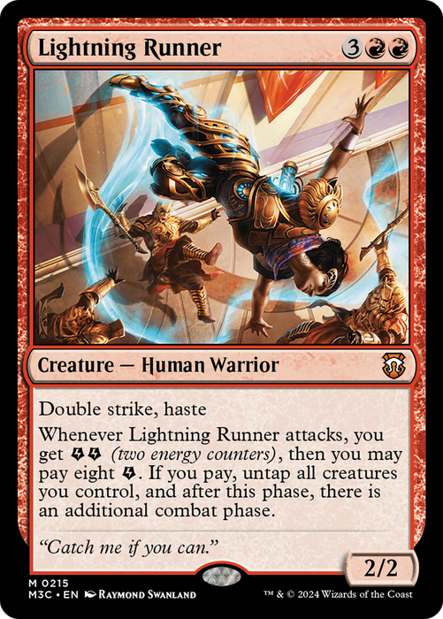 Lightning Runner (M3C-215) - Modern Horizons 3 Commander - for just $0.05! 