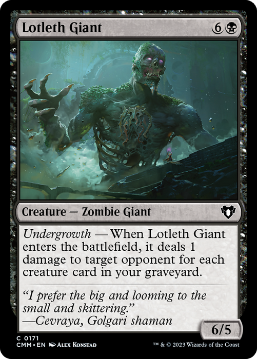 Lotleth Giant (CMM-171) - Commander Masters - for just $0.07! 