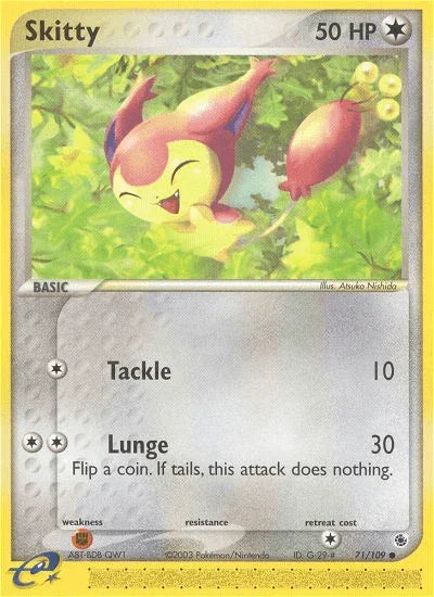 Skitty (71/109) [EX: Ruby & Sapphire] - for just $0.80! 