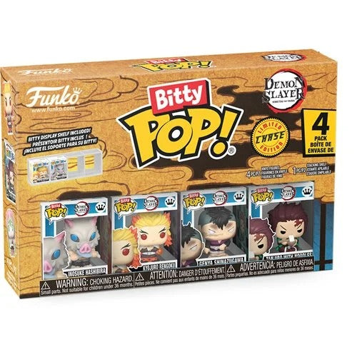 Funko Bitty Pop! Demon Slayer Mini-Figure 4-Pack Specialty - Select Figure(s) - for just $14.98! 