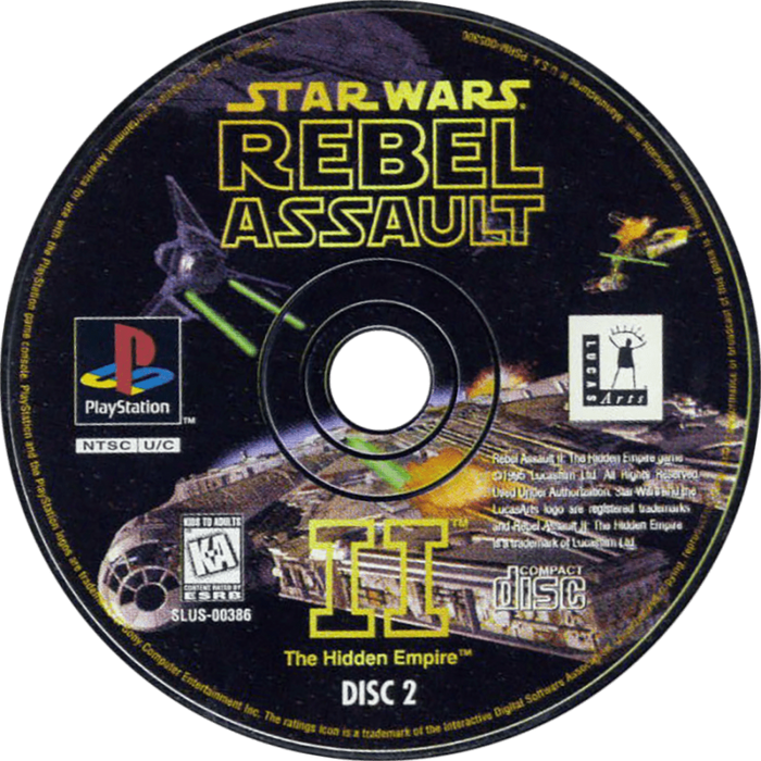 Star Wars: Rebel Assault II – PlayStation 1 (PS1) - for just $12.99! 